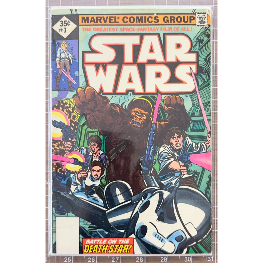1977 Marvel Star Wars Comic #3 Re-prints 35 Cent Variant 3.5-4.5 condition